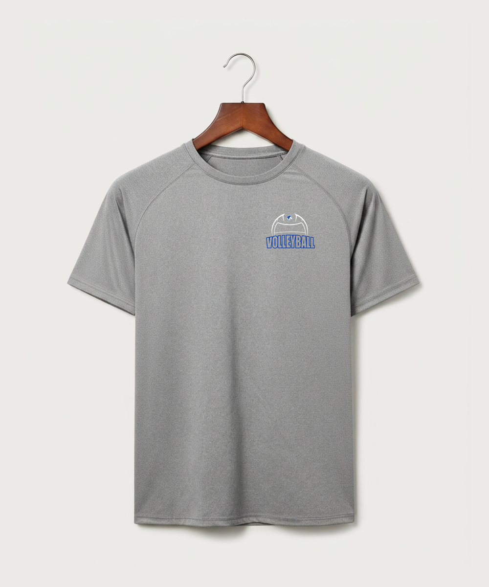 Owatonna High School Volleyball (Girls) - Gray Tee - Left Chest