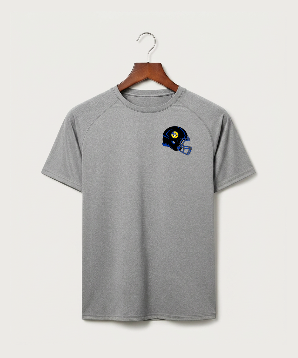 Waseca High School Football (Boys) - Gray Tee - Left Chest