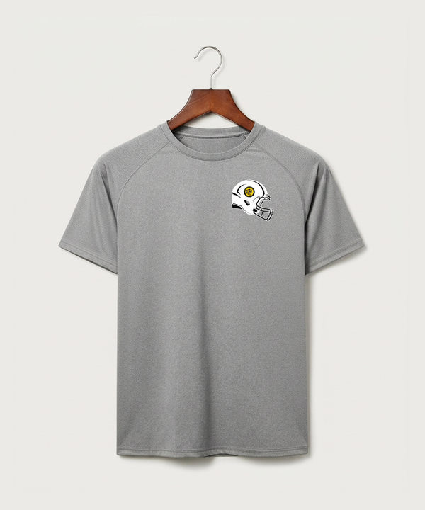 New London Spicer High School Football (Boys) - Gray Tee - Left Chest