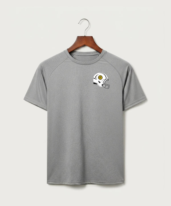 New London Spicer High School Football (Boys) - Gray Tee - Left Chest