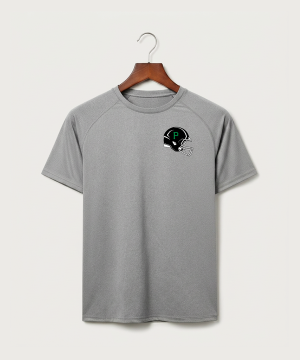 Pipestone Area High School Football (Boys) - Gray Tee - Left Chest