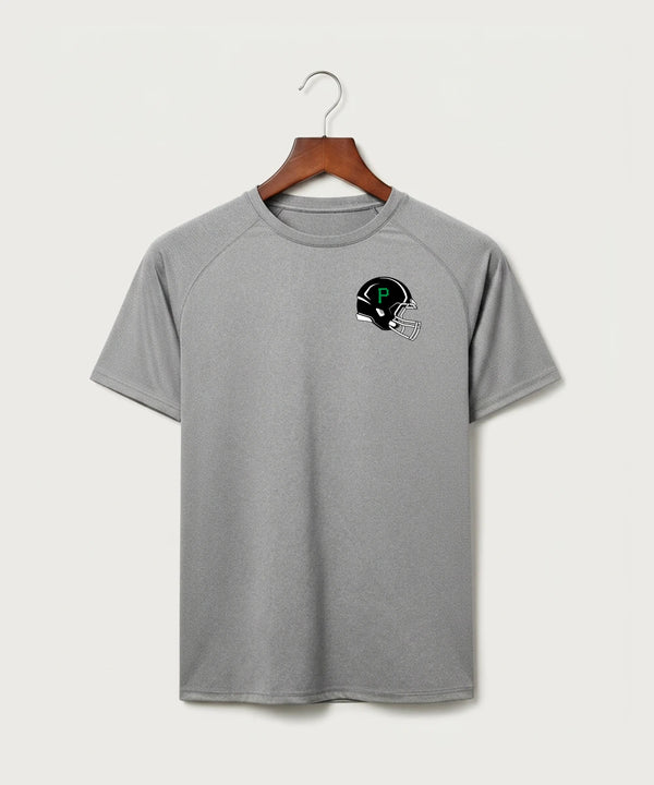 Pipestone Area High School Football (Boys) - Gray Tee - Left Chest