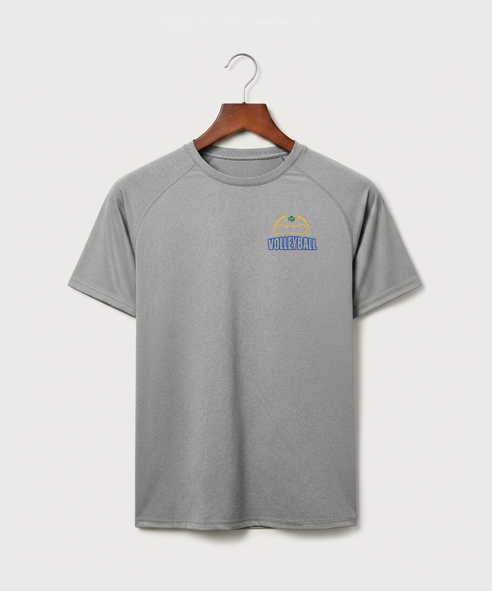 Rosemount High School Volleyball (Girls) - Gray Tee - Left Chest