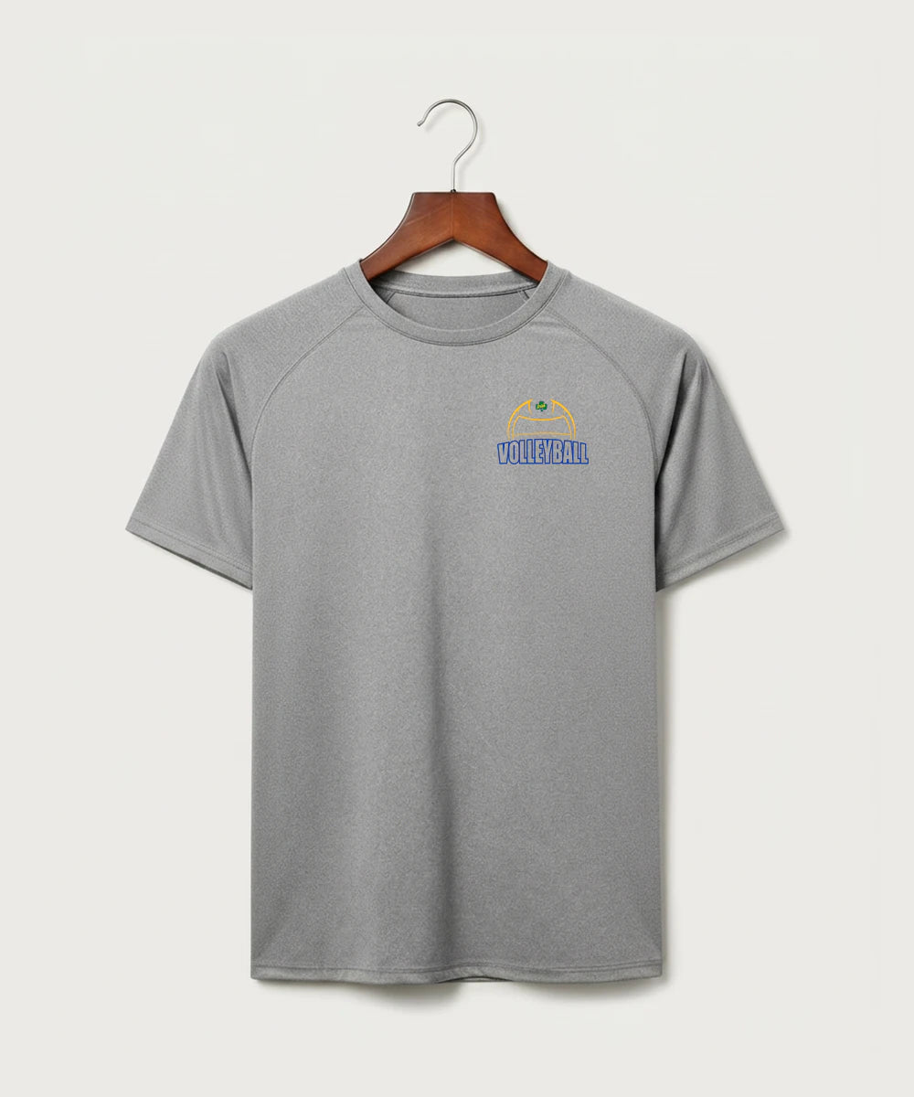 Rosemount High School Volleyball (Girls) - Gray Tee - Left Chest