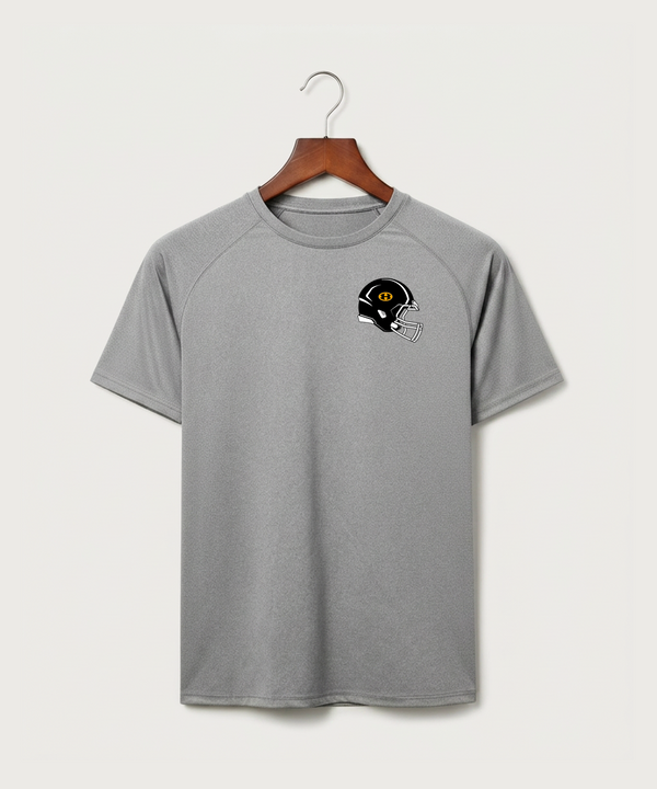 Hutchinson High School Football (Boys) - Gray Tee - Left Chest