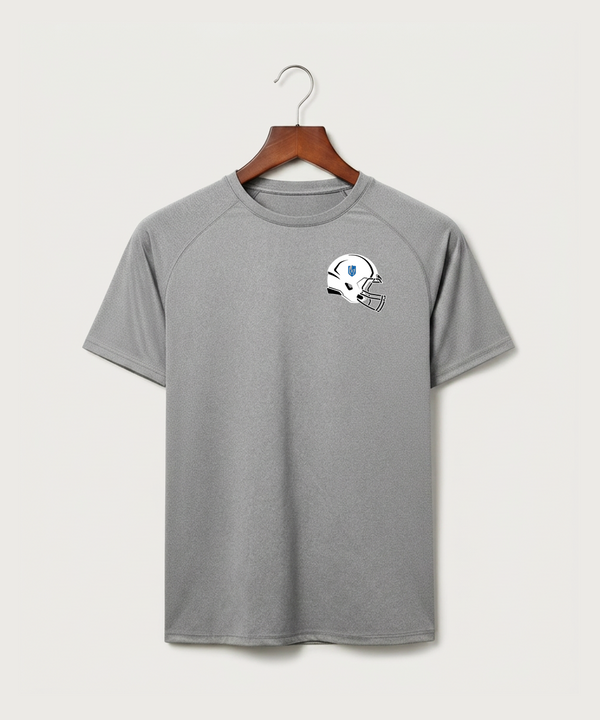 Lake Crystal-Welcome-Memorial High School Football (Boys) - Gray Tee - Left Chest