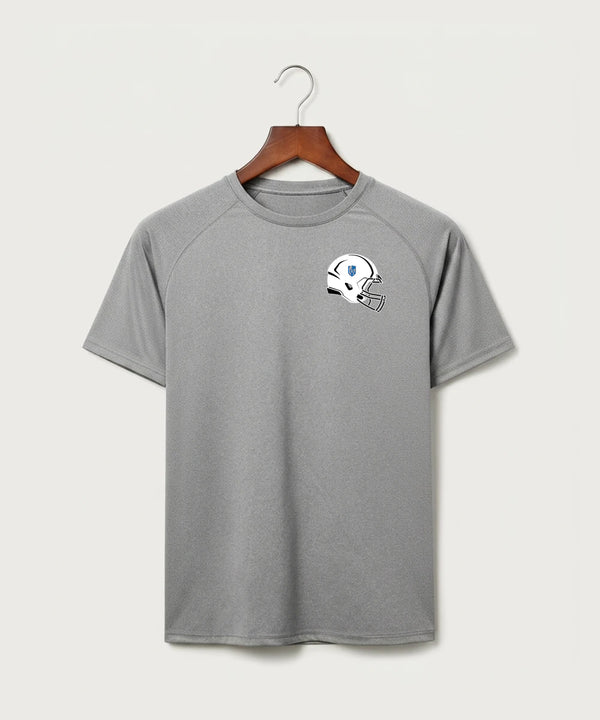 Lake Crystal-Welcome-Memorial High School Football (Boys) - Gray Tee - Left Chest