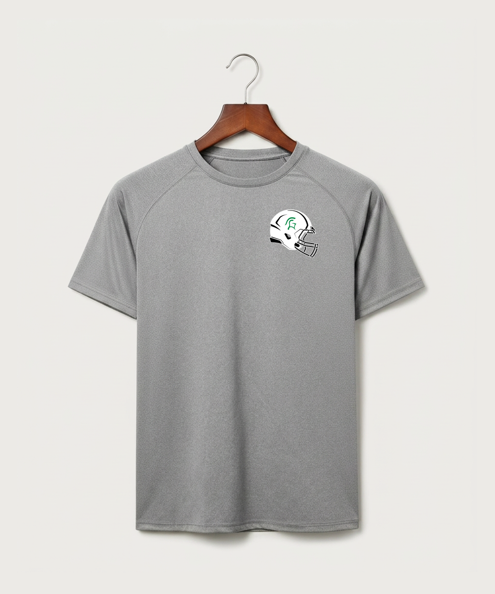 La Crescent High School Football (Boys) - Gray Tee - Left Chest