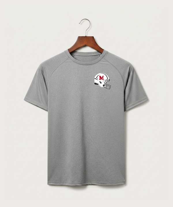 Mcgregor High School Football (Boys) - Gray Tee - Left Chest