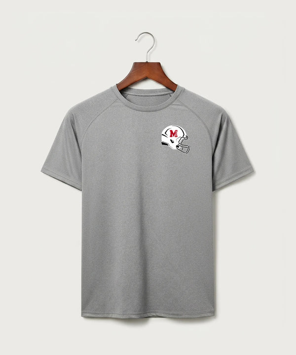 Mcgregor High School Football (Boys) - Gray Tee - Left Chest