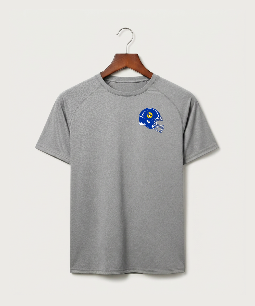 Waseca High School Football (Boys) - Gray Tee - Left Chest