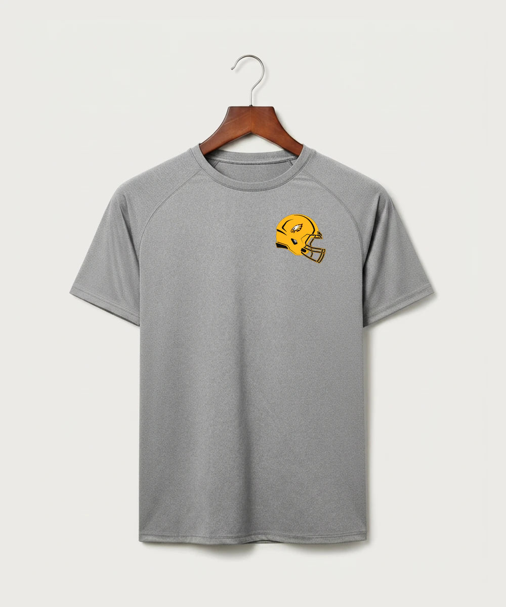 Dover-Eyota High School Football (Boys) - Gray Tee - Left Chest
