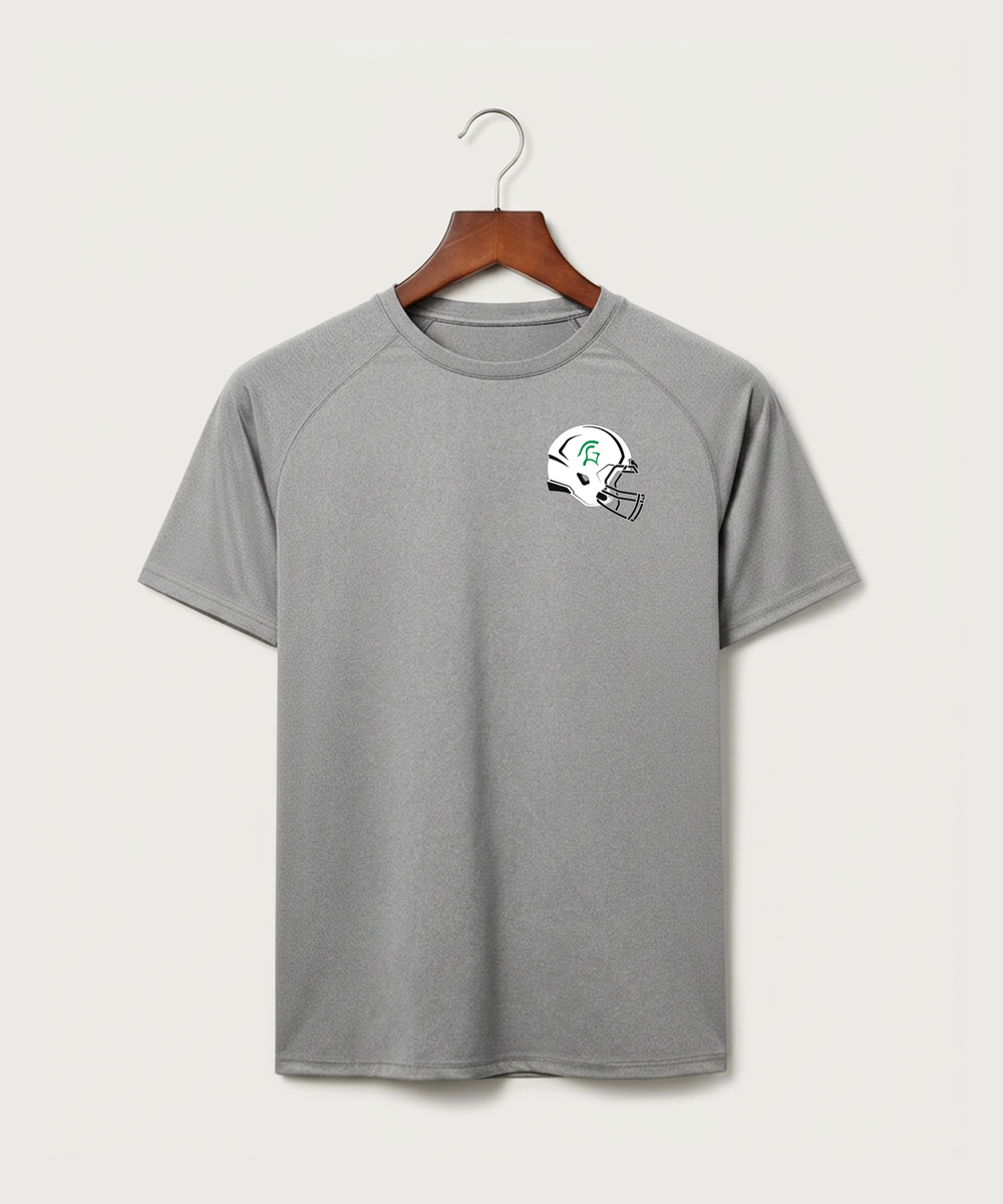 La Crescent High School Football (Boys) - Gray Tee - Left Chest