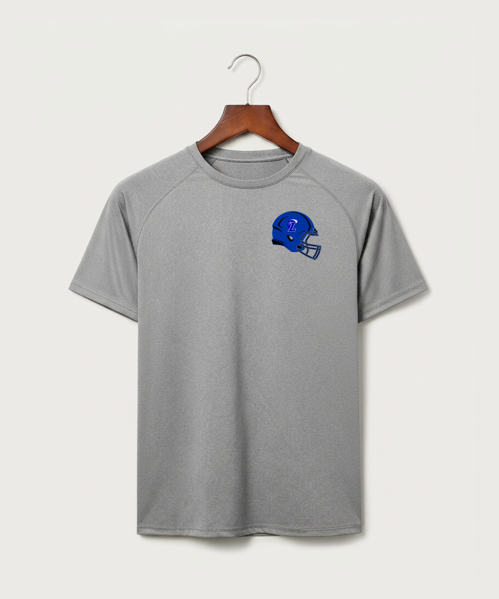 Lakeview High School Football (Boys) - Gray Tee - Left Chest