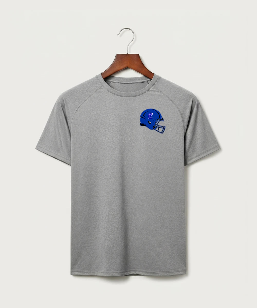 Lakeview High School Football (Boys) - Gray Tee - Left Chest