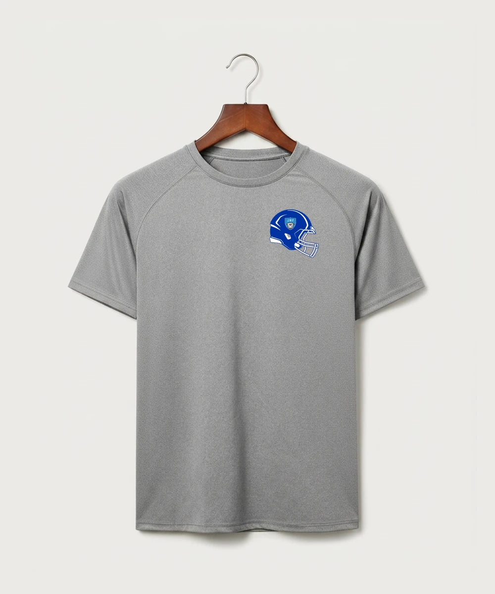 Janesville Waldorf Pemberton Football (Boys) - Gray Tee - Left Chest