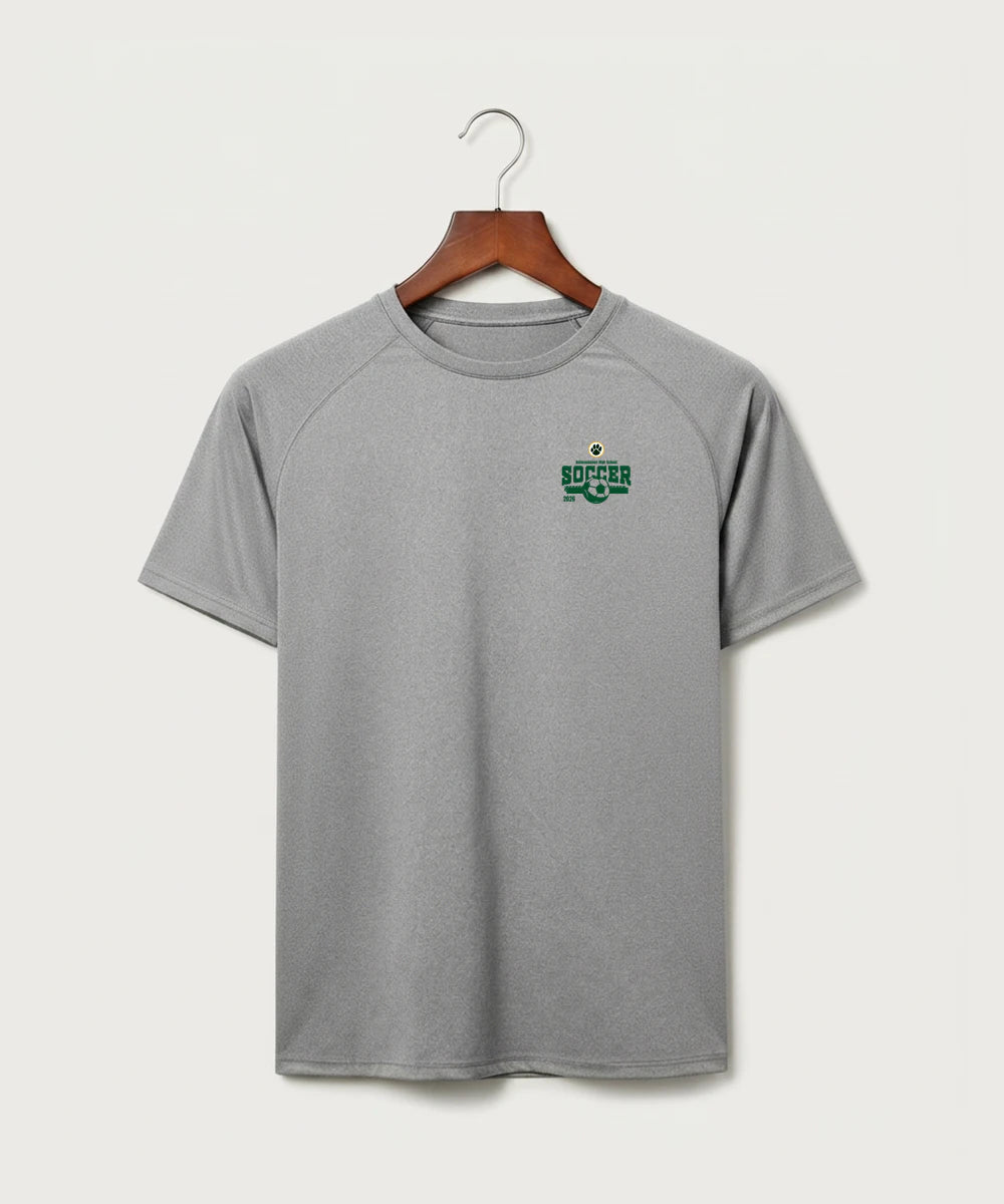 Ashwaubenon High School Soccer (Boys) - Gray Tee - Left Chest