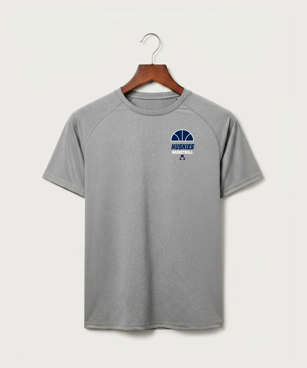 Albany High School Basketball (Boys) - Gray Tee - Left Chest