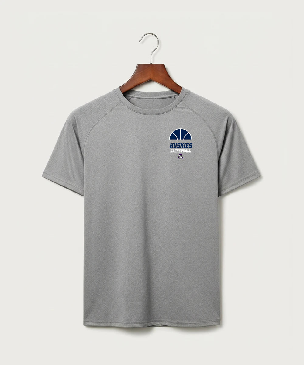 Albany High School Basketball (Boys) - Gray Tee - Left Chest