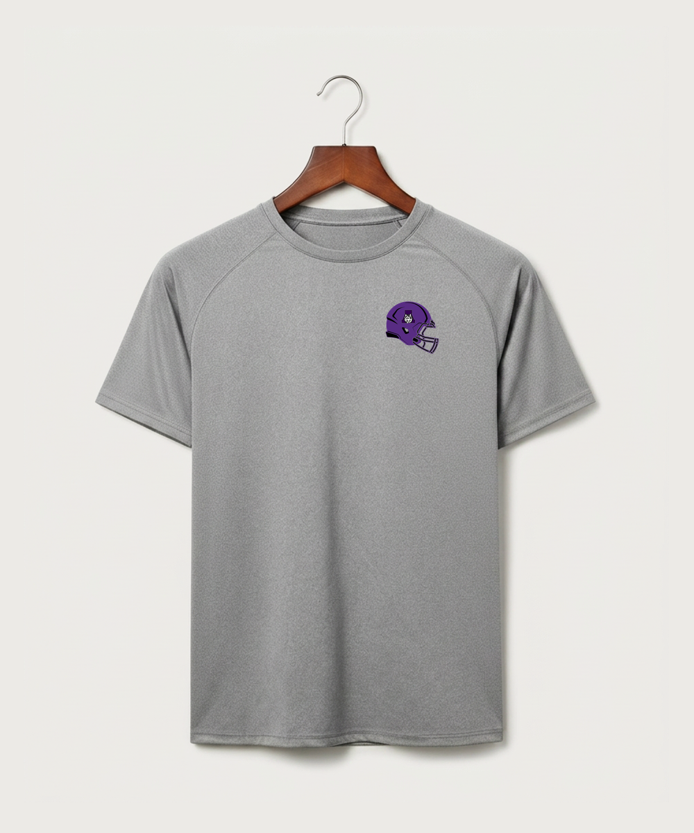 Albany High School Football (Boys) - Gray Tee - Left Chest