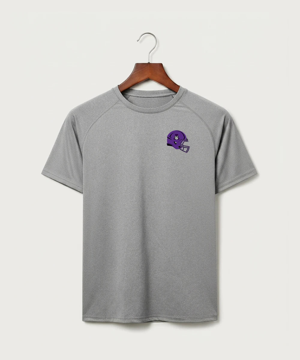 Albany High School Football (Boys) - Gray Tee - Left Chest