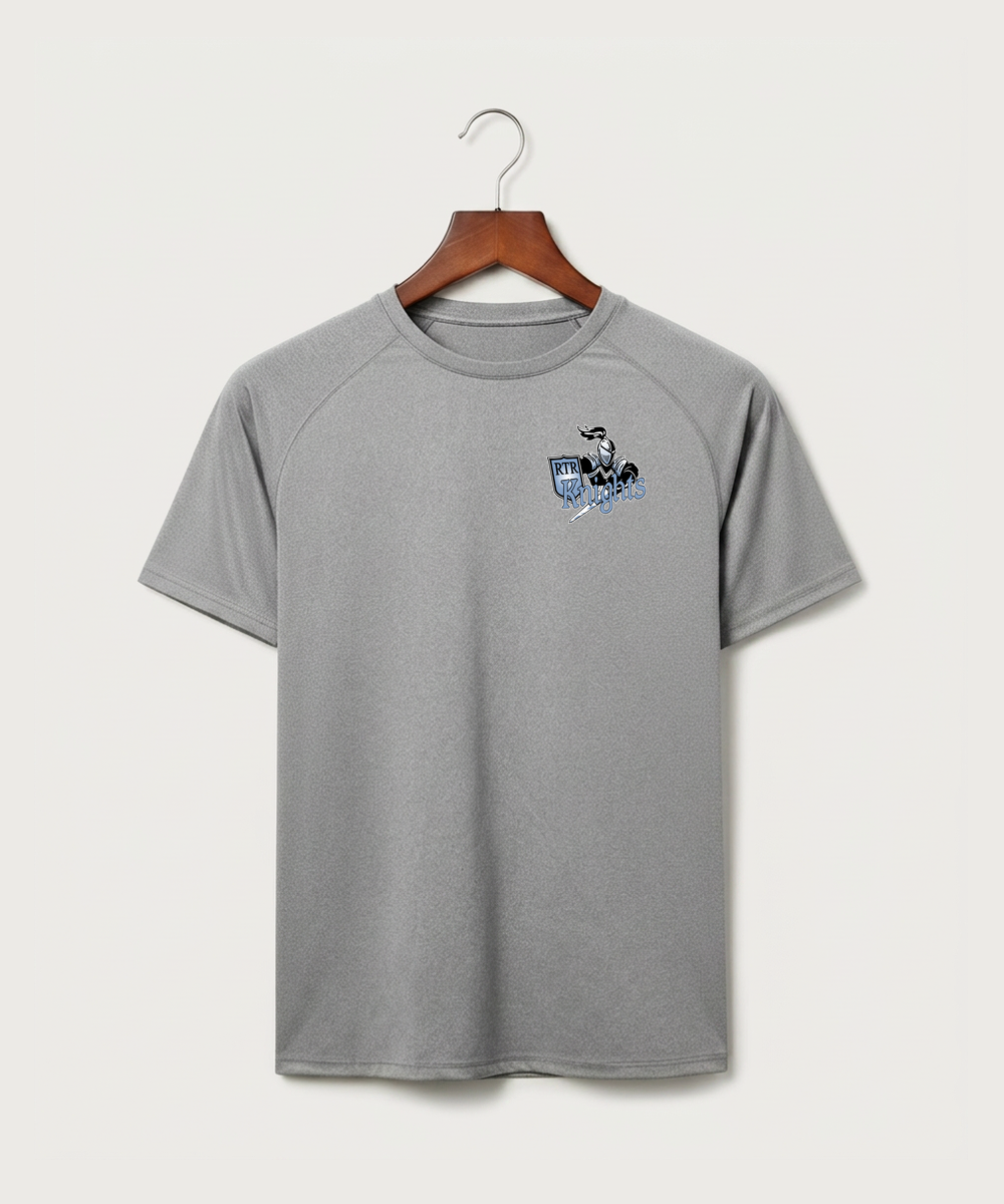 Russell-Tyler-Ruthton High School Football (Boys) - Gray Tee - Left Chest
