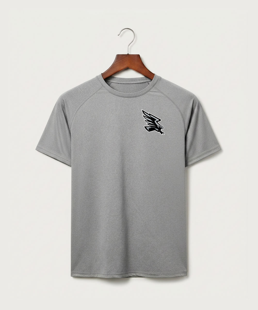 Red Rock Central High School Football (Boys) - Gray Tee - Left Chest