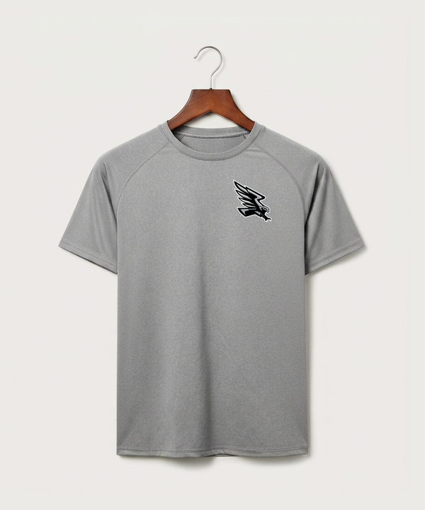 Red Rock Central High School Football (Boys) - Gray Tee - Left Chest