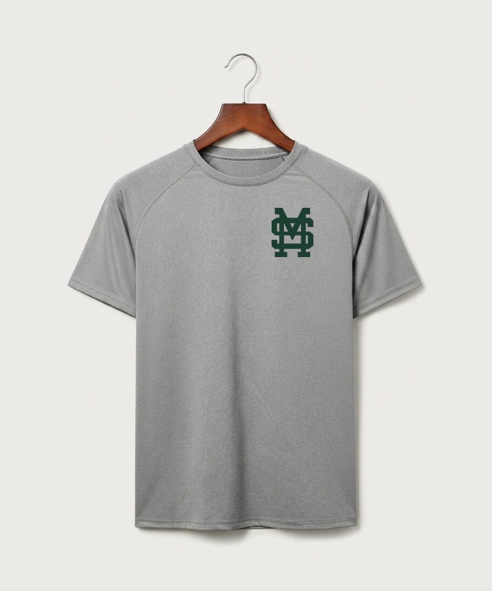 Sleepy Eye St. Mary's High School Athletics - Gray Tee - Left Chest