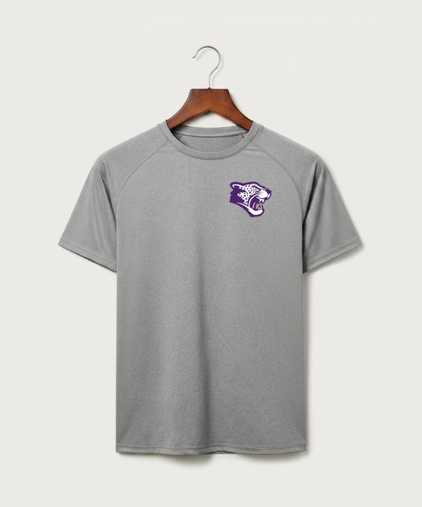 Granada-Huntley-East Chain/Truman Football (Boys) - Gray Tee - Left Chest