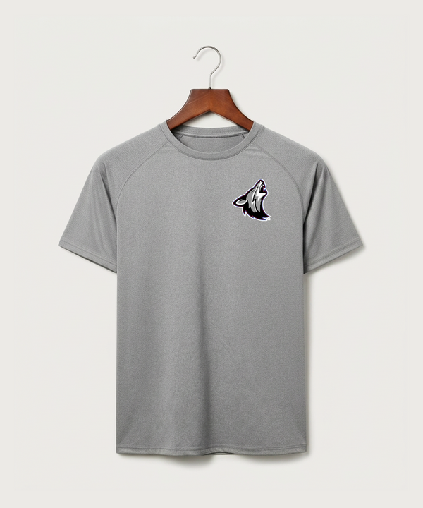 Heron Lake-Okabena High School Football (Boys) - Gray Tee - Left Chest