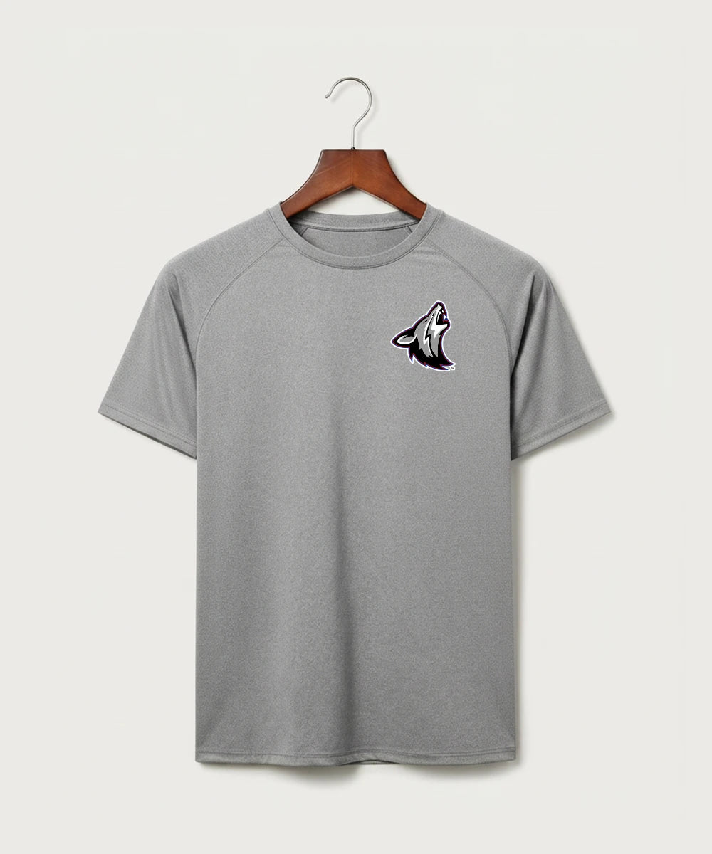Heron Lake-Okabena High School Football (Boys) - Gray Tee - Left Chest