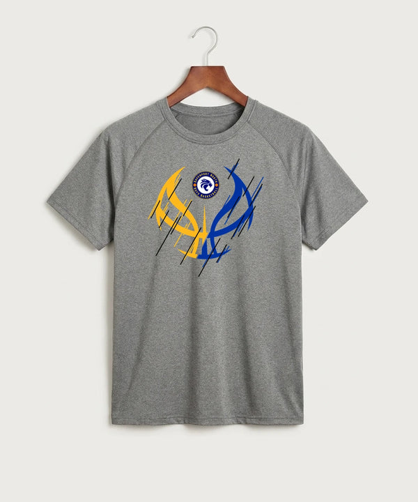 Davenport North High School Basketball Team Store - Gray Tee