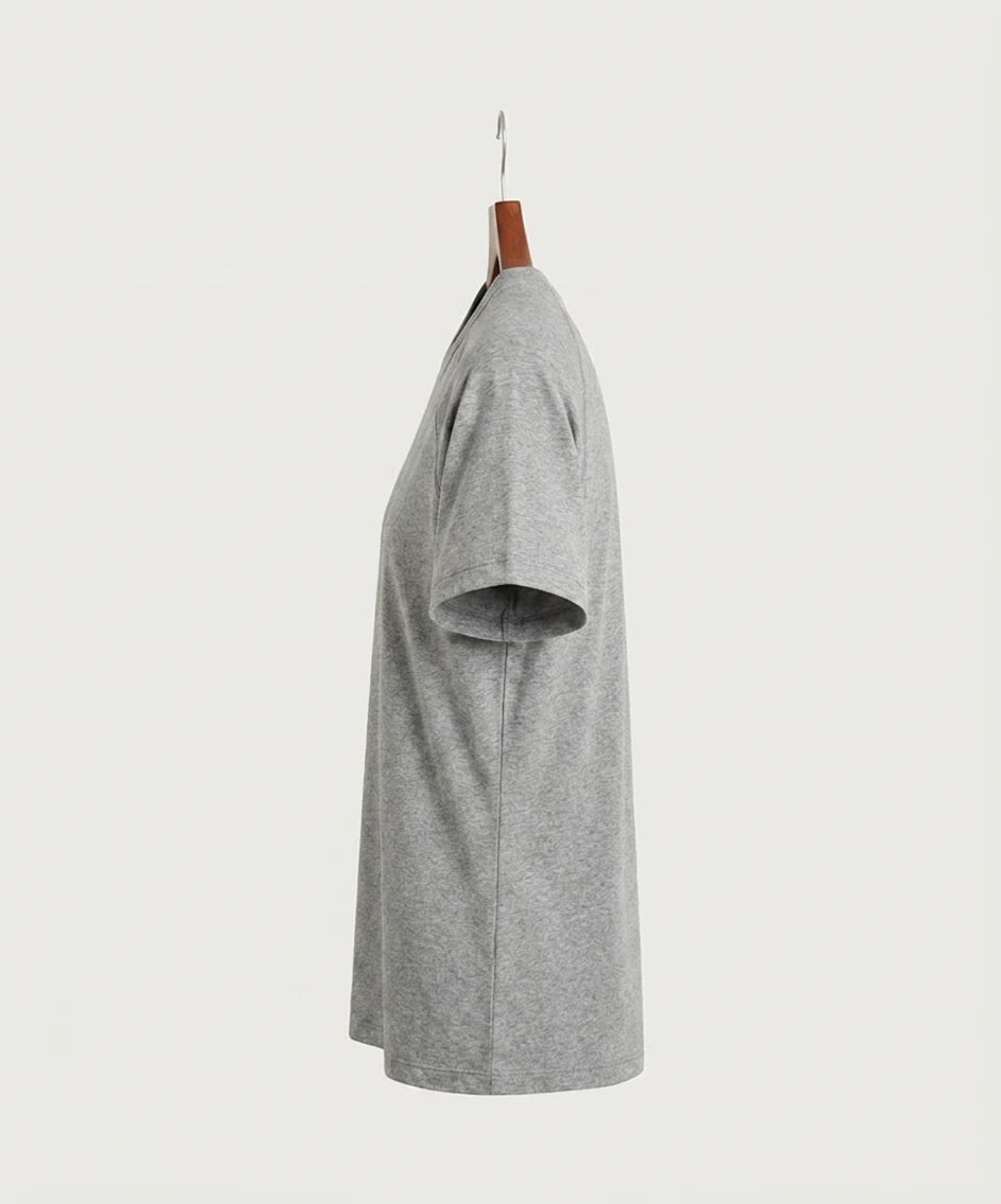 Moline Cheer general - Gray Tee - Full Front (side)