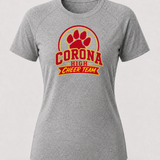 Corona Senior High School Cheer - Gray Tee - Full Front