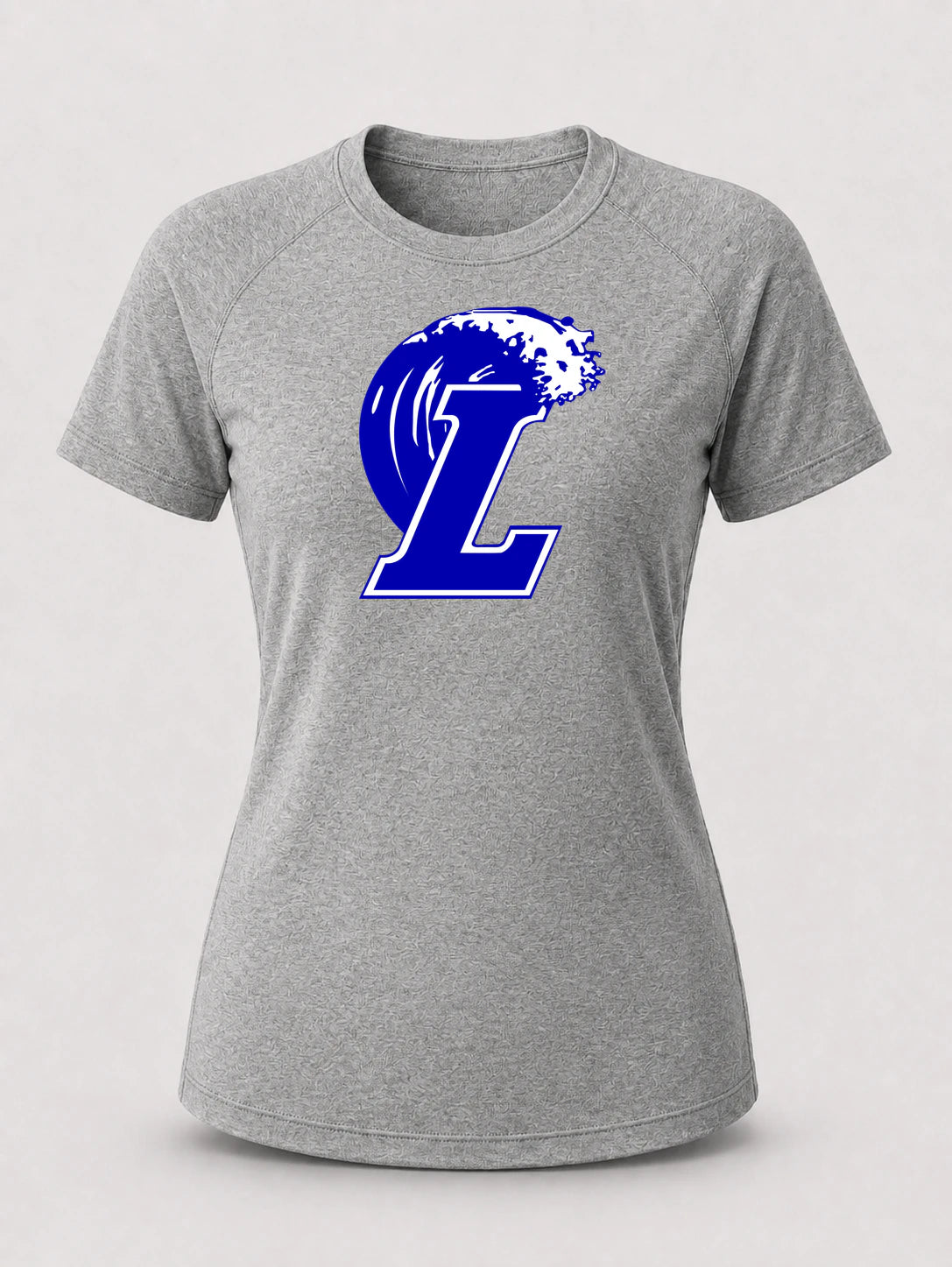 Lakeview Football - Gray Tee - Full Front
