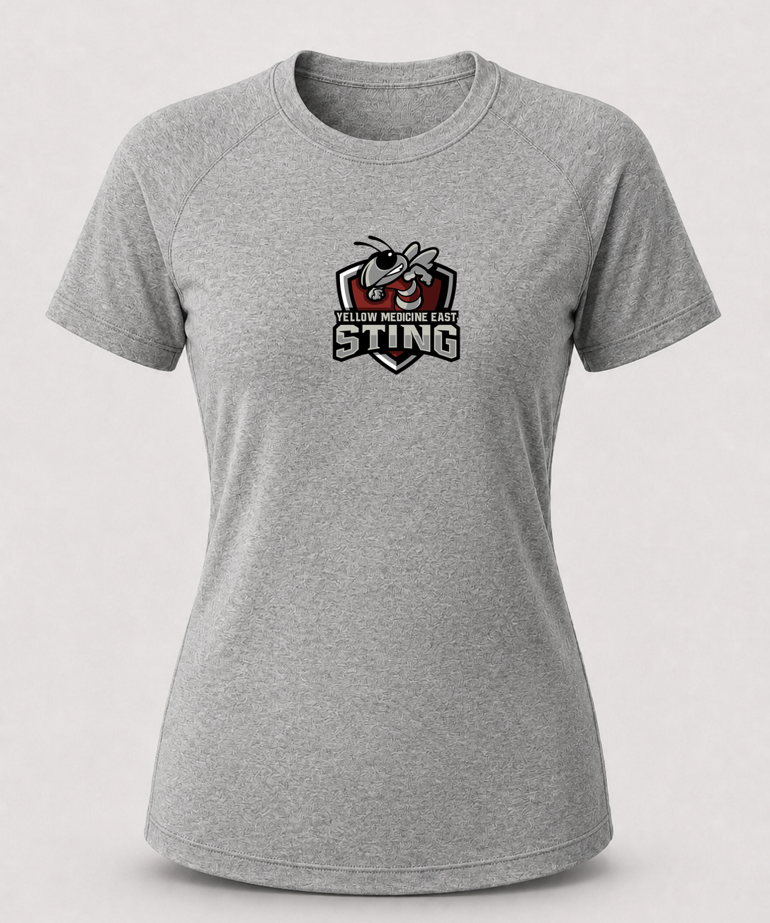 Yellow Medicine East Athletics - Gray Tee - Full Front
