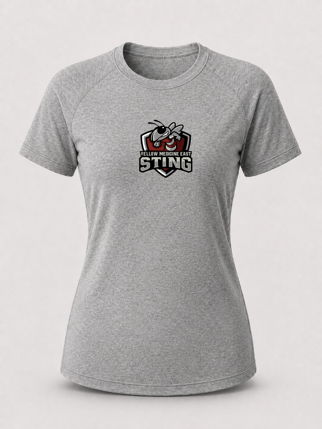 Yellow Medicine East Athletics - Gray Tee - Full Front