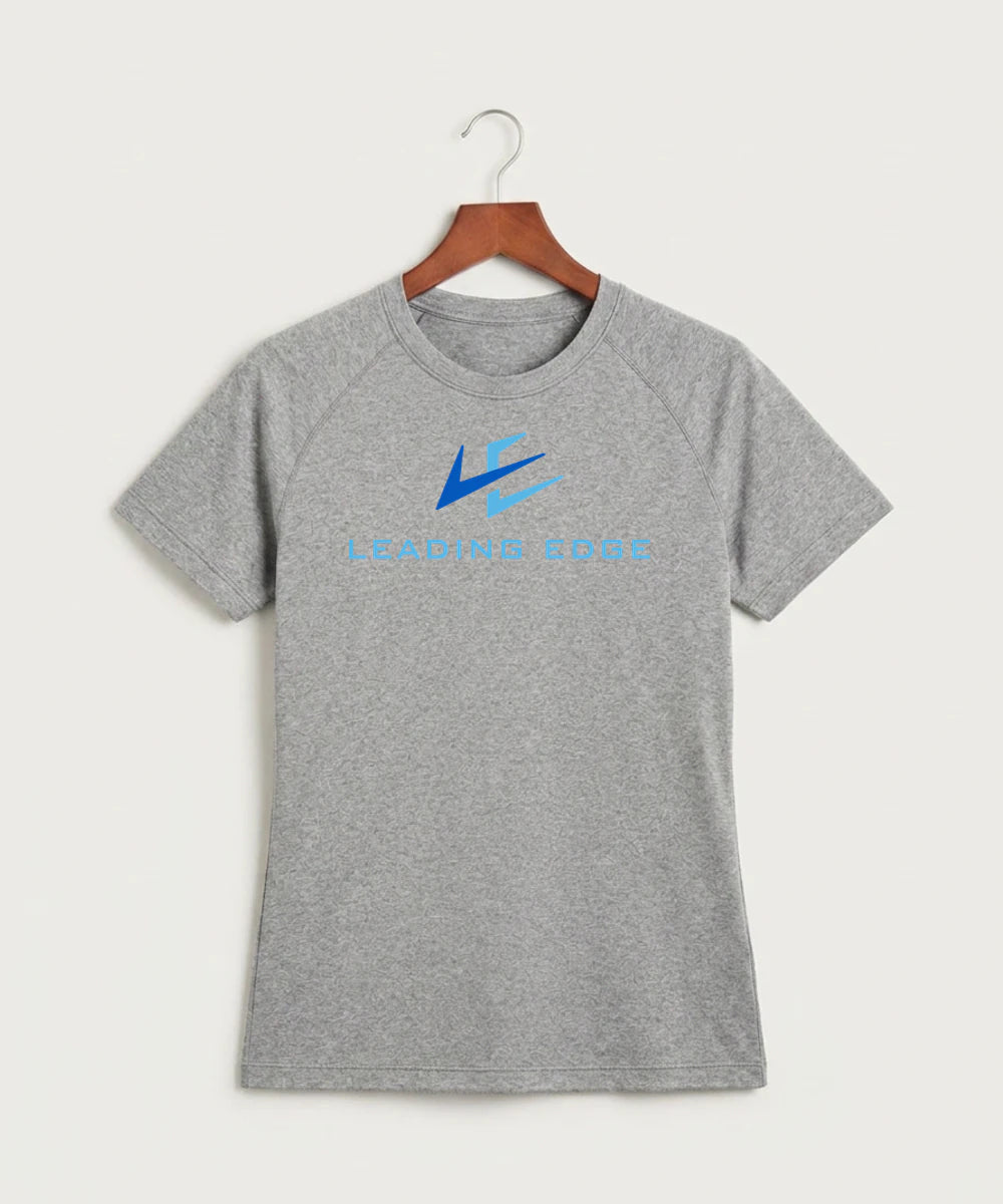 Leading Edge Team Store - Gray Tee - Full Front