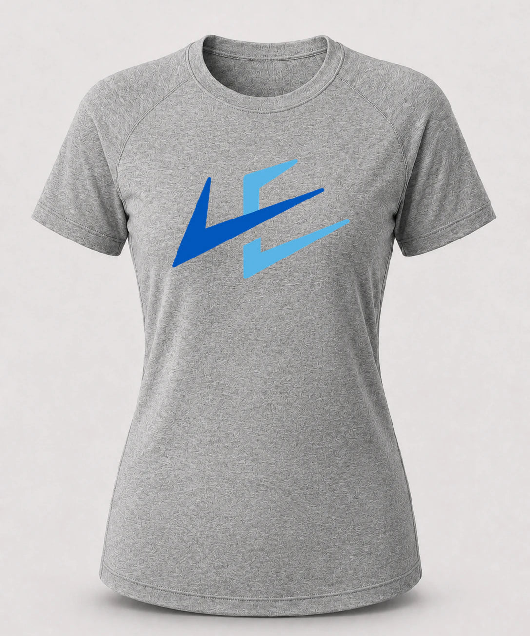 Leading Edge example_store - Gray Tee - Full Front