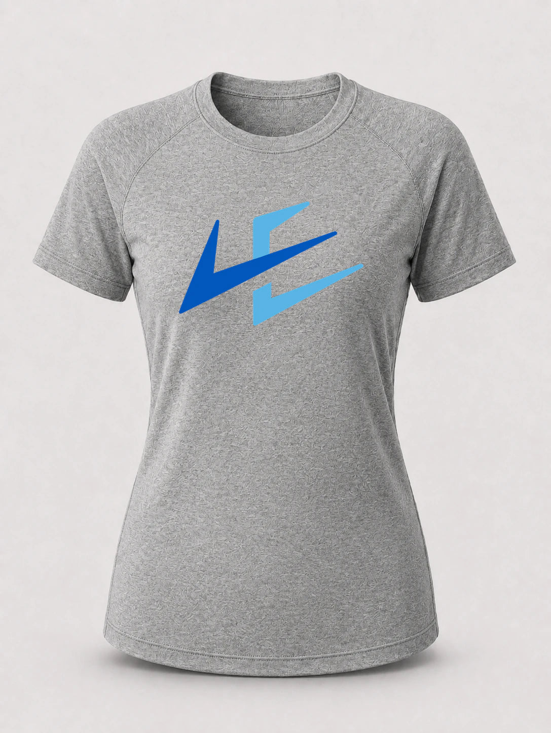 Leading Edge example_store - Gray Tee - Full Front