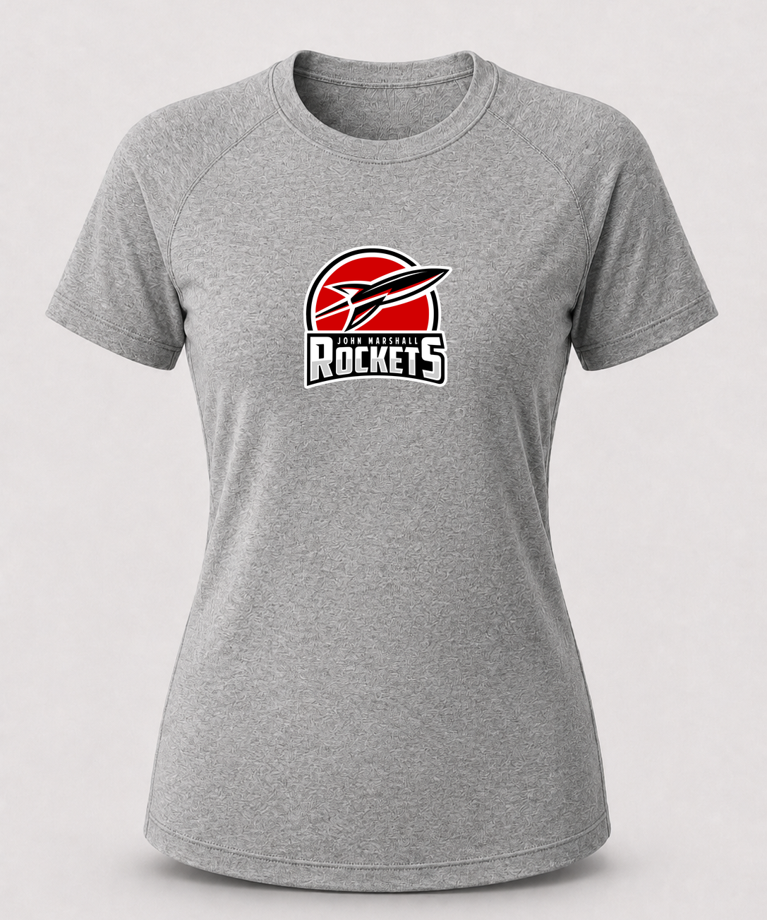 John Marshall Swim Dive - Gray Tee - Full Front