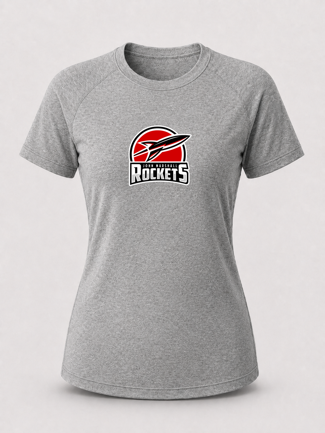 John Marshall Swim Dive - Gray Tee - Full Front