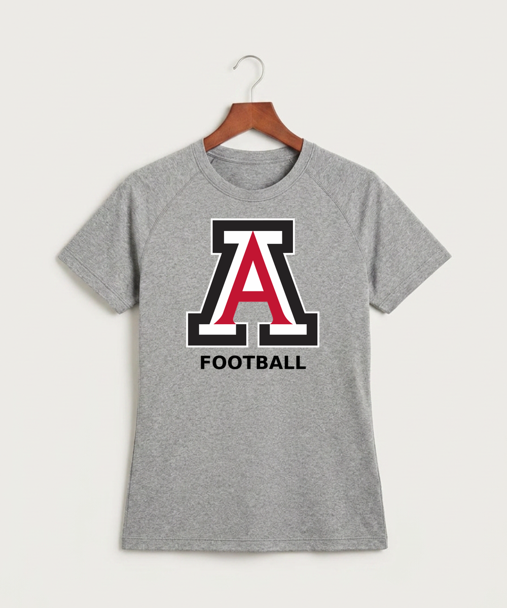 Amboy Football general - Gray Tee - Full Front