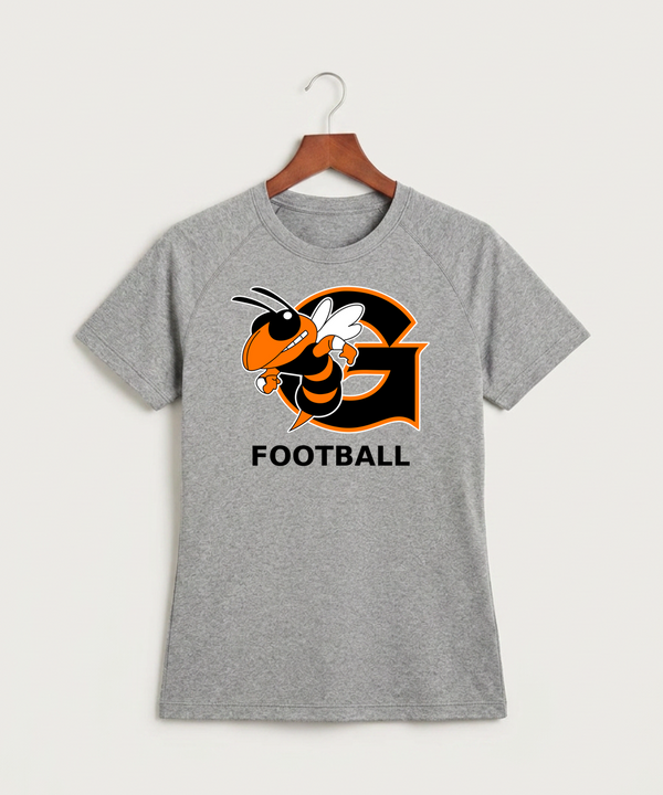Giltner High School Football - Gray Tee - Full Front