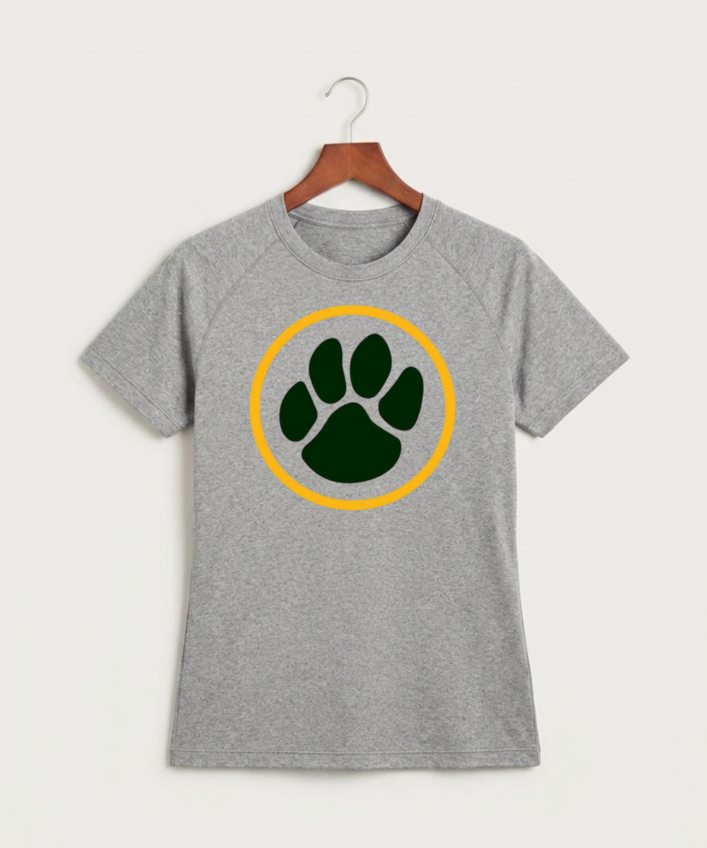 Ashwaubenon High School Team Store - Gray Tee - Full Front