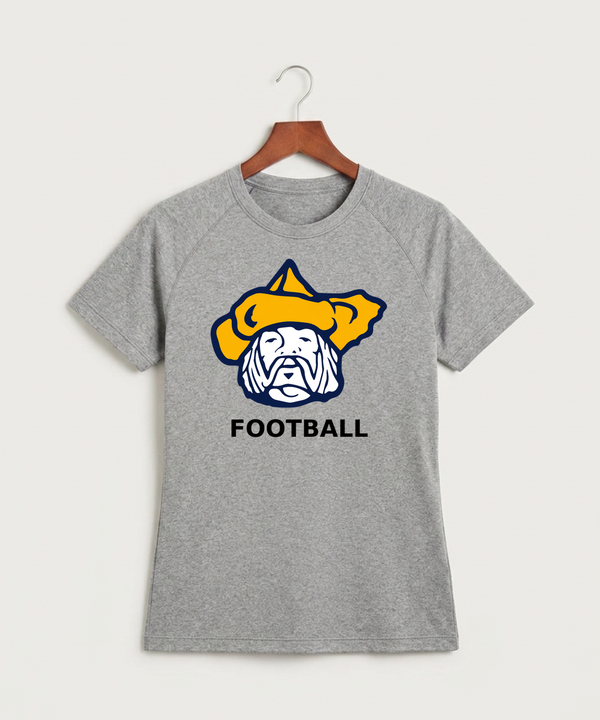 Polo HS Football general - Gray Tee - Full Front