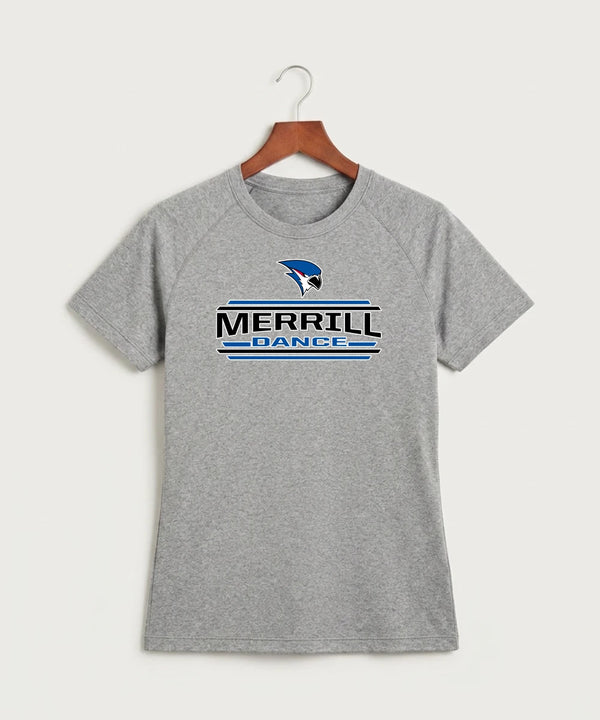 Merrill Dance and Cheer - Gray Tee - Full Front