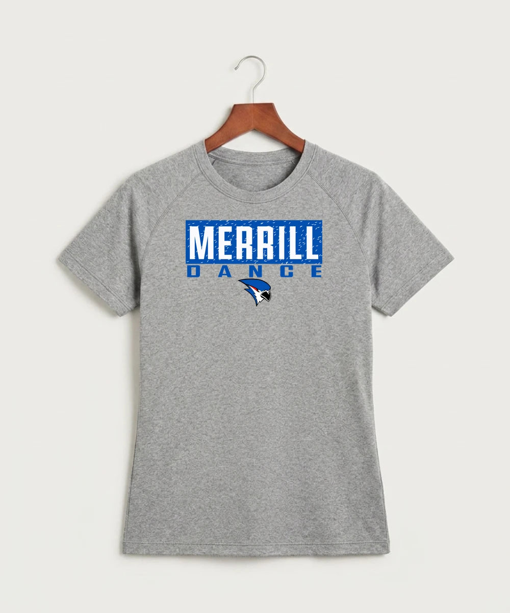 Merrill Dance and Cheer - Gray Tee - Full Front