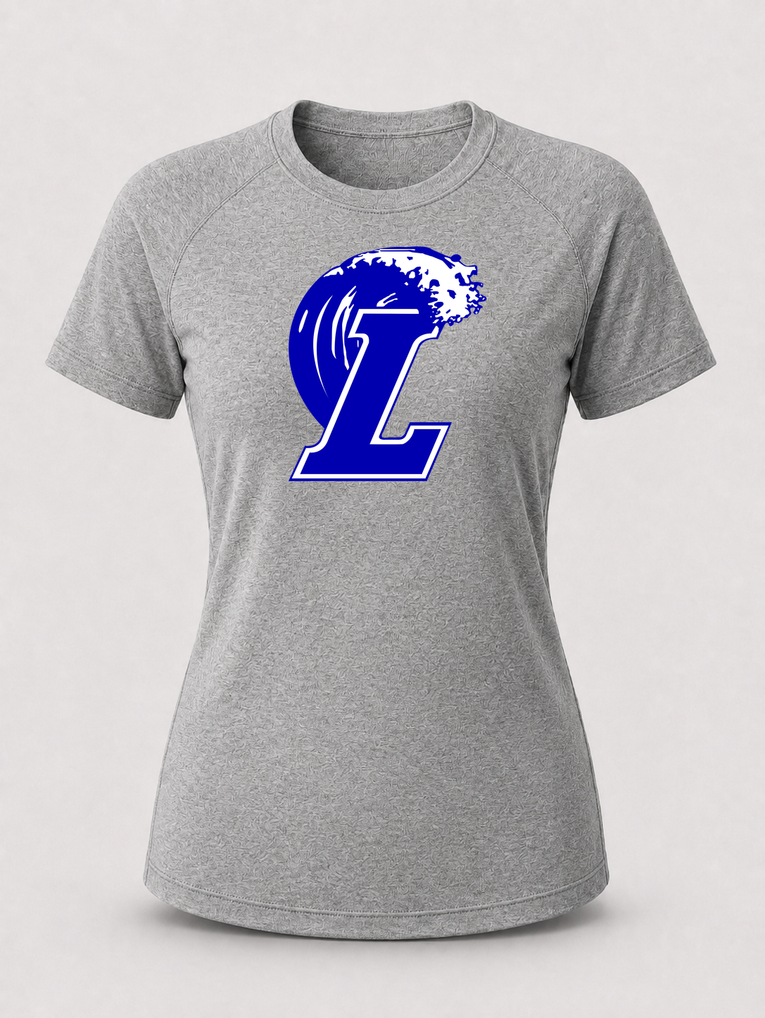 Lakeview Football - Gray Tee - Full Front